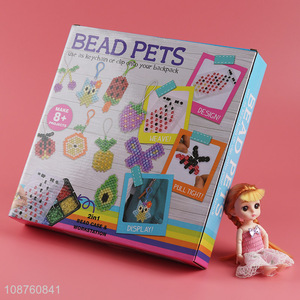 New arrival bead pets key chain making kit DIY jewelry kit