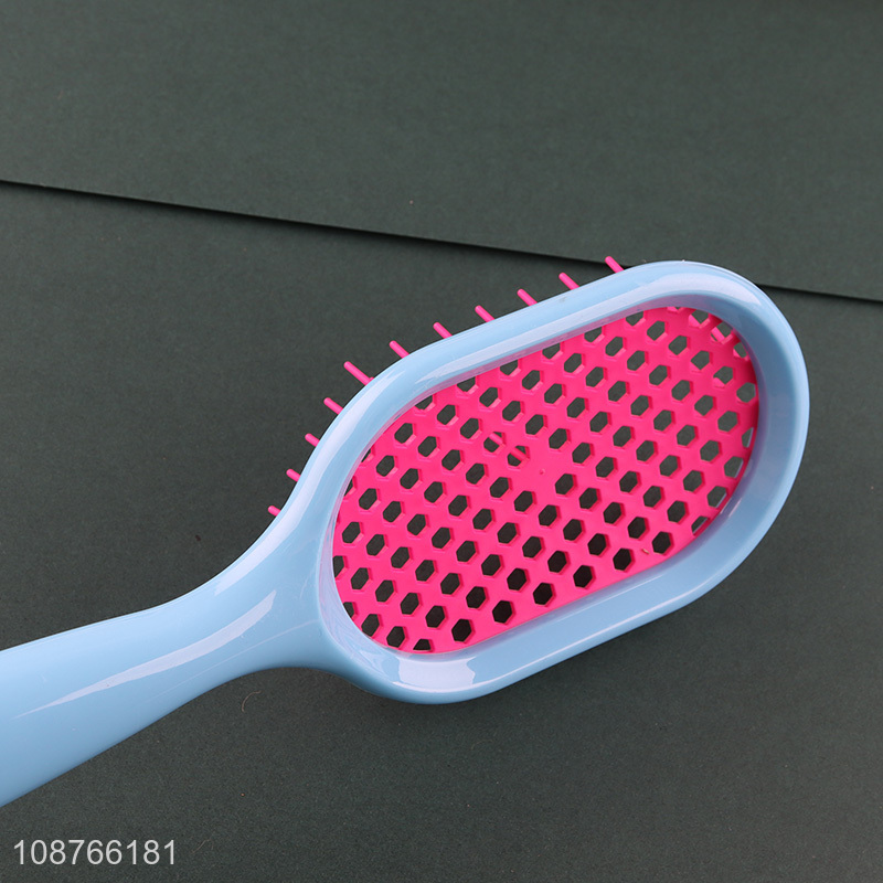 Bottom price plastic detangling comb hairbrush