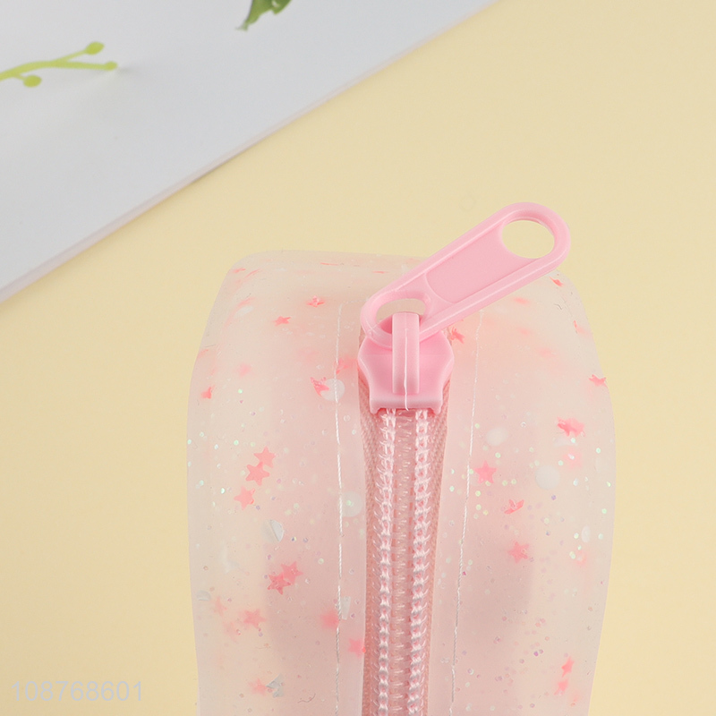 China imports waterproof silicone pencil case pencil pouch