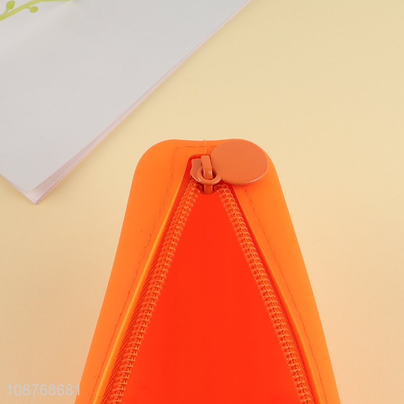 New product waterproof silicone pencil case pencil pouch