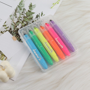 New arrival 6-color round tip acrylic paint markers set