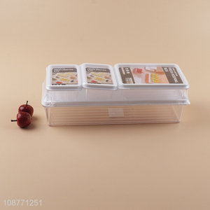 New arrival 4pcs fresh keeping box set