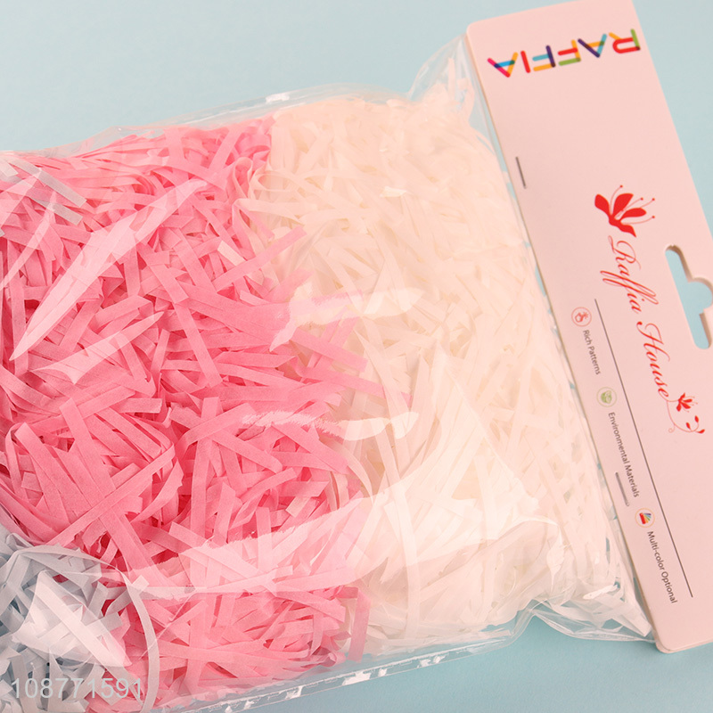 Factory supply colored shredded paper easter basket filler