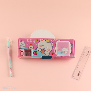 High quality cartoon plastic <em>pencil</em> case <em>pencil</em> <em>box</em>