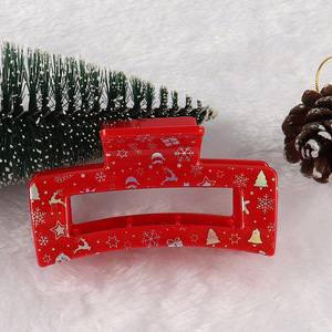 High quality Christmas hair claw clips for women