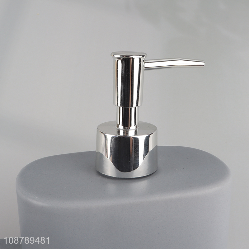 Factory price ceramic liquid soap dispenser for bathroom