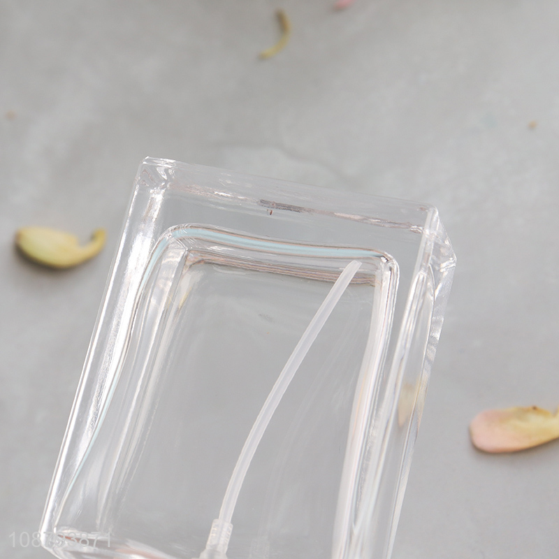 Yiwu factory square glass perfume bottle for sale
