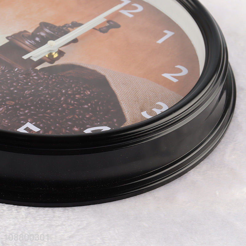 New arrival round silent wall clock for kitchen cafe decor