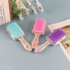 Hot selling kawaii wet and dry massage comb for women