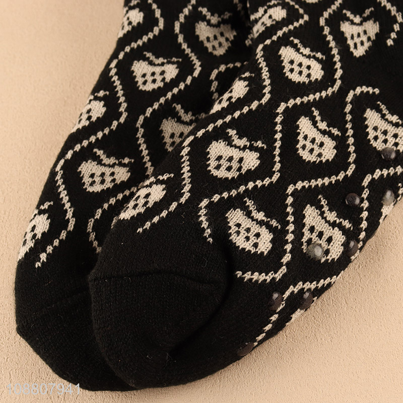 New arrival winter warm cozy soft slipper socks for women