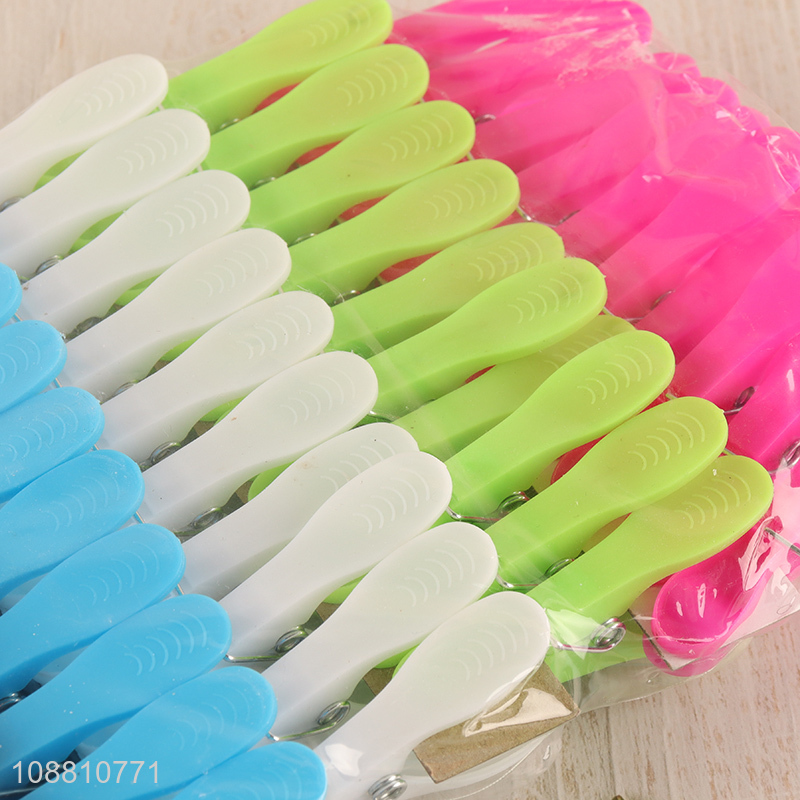 New product 50pcs plastic pegs colorful laundry clips