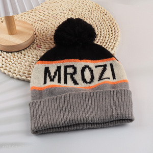 China products winter knitted hat beanies hat for sale