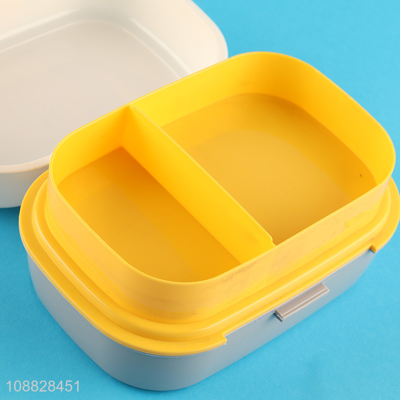 Good quality double-layer plastic lunch box bento box