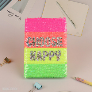 Online wholesale sequin journal notebook diary for teens kids