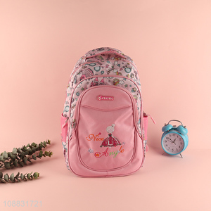 Factory wholesale pink girls students <em>school</em> bag <em>school</em> <em>backpack</em>