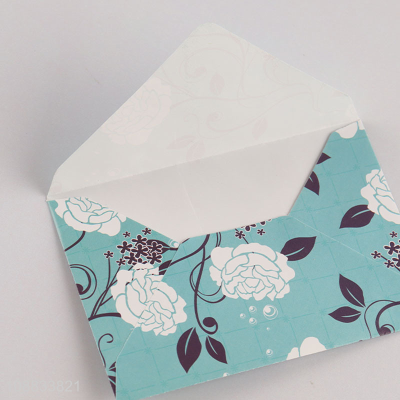 Yiwu market flower printed mini envelope set for sale