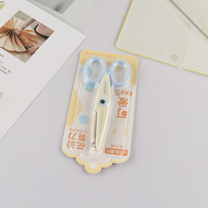 Most popular plastic school office paper scissors wholesale