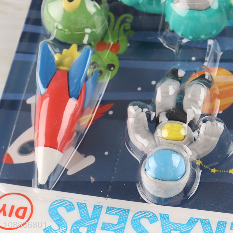 New product school students outer-space eraser set for sale