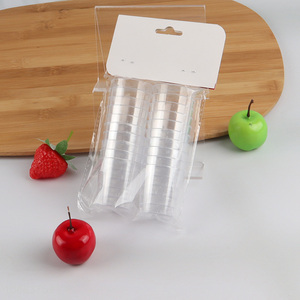 Wholesale 20pcs clear <em>disposable</em> plastic <em>cups</em> for parties picnic