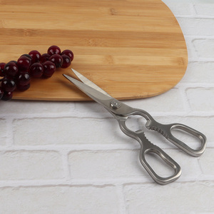 High quality sharp carbons steel kitchen scissors poultry shears