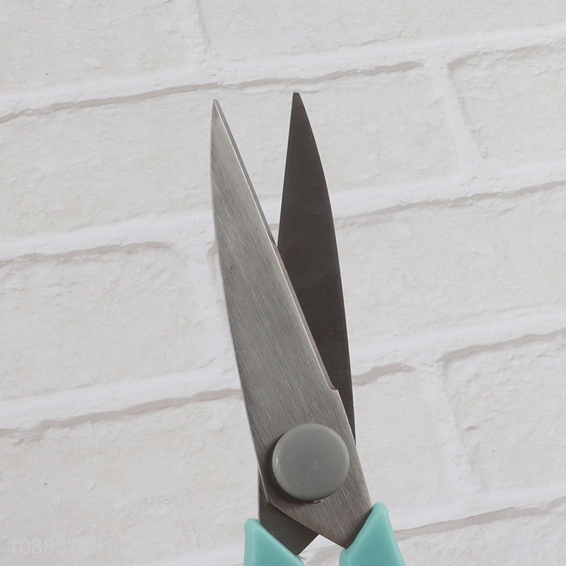 Online wholesale sharp carbon steel kitchen scissors for meat fish