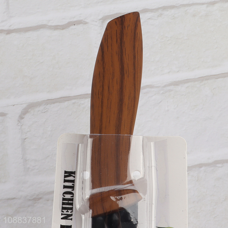 New product stainless steel kitchen knife with wood grain handle