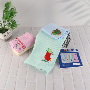 Latest products christmas series embroidery kitchen <em>towel</em>