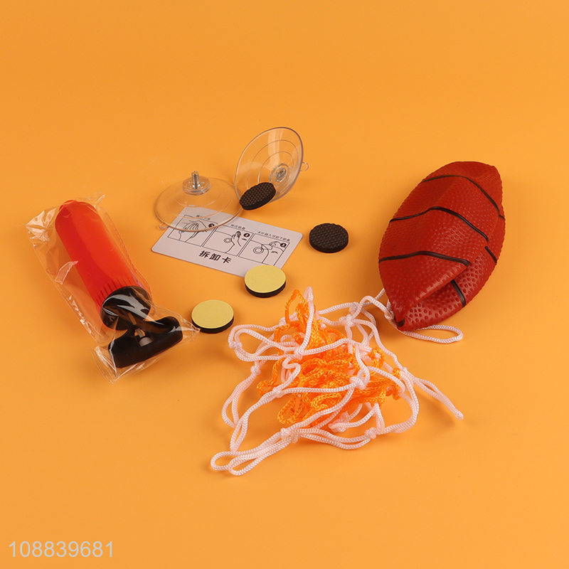 Wholesale indoor mini cartoon basketball hoop for kids toddlers
