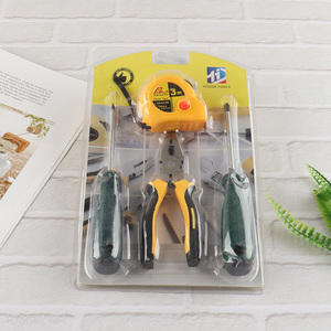High quality home tool kit with 3m tape measure, screwdrivers and plier