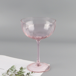 Hot items unbreakable colored glass wine glasses for sale