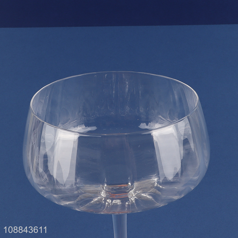 China supplier clear glass whiskey cup wine glasses for sale