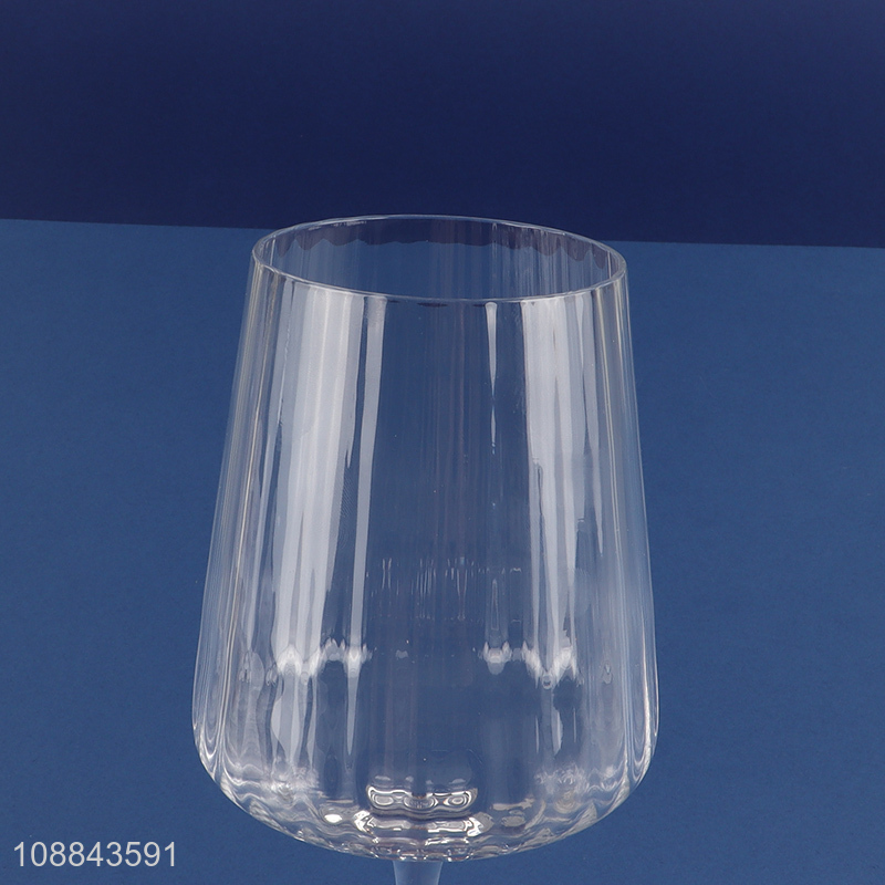 Hot sale clear glass home wine glasses champagne cup wholesale