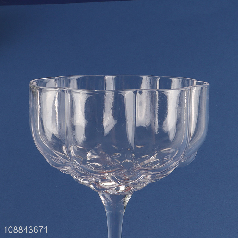Top sale glass clear whiskey cup wine glasses for home and bar
