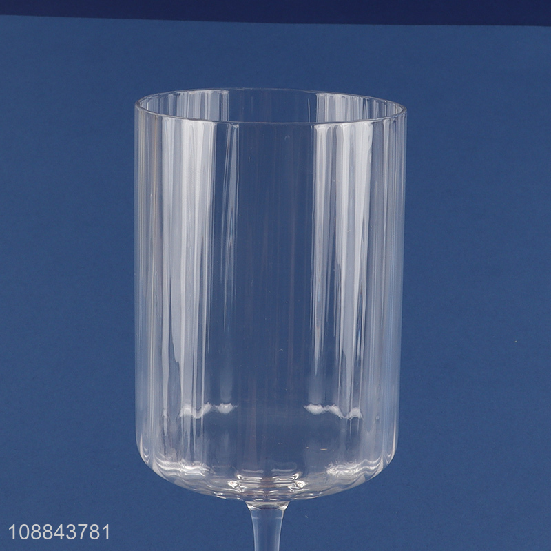 Factroy supply clear glass wine glasses whiskey glasses for bar