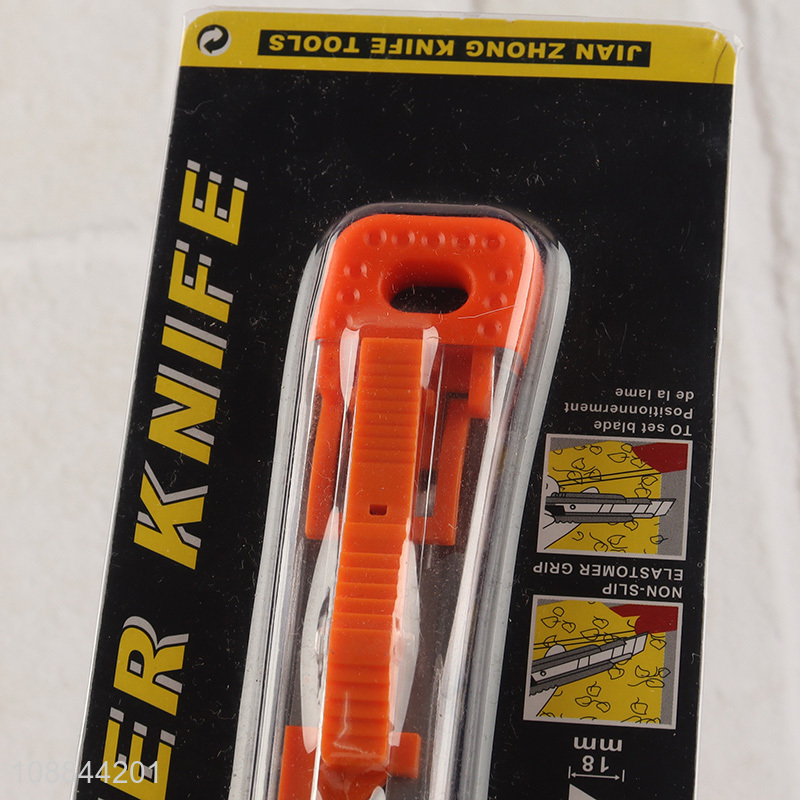 Wholesale Auto-Lock Non-Slip Snap Off Utility Knife Box Cutter