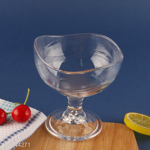 Good Quality Acrylic Dessert Cup Clear Ice Cream Bowl