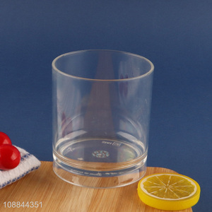 Hot Selling Clear Shatterproof Plastic Acrylic Water Cup