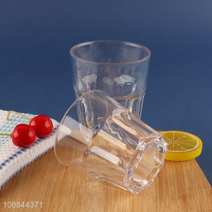 New Arrival Reusable Acrylic Drinking Glasses Plastic Cups