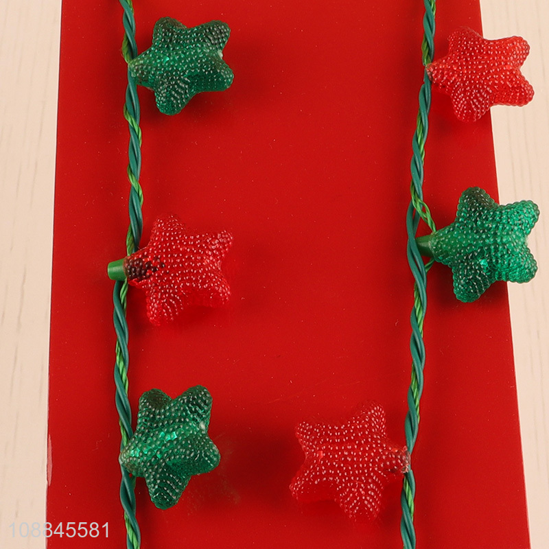 Most popular christmas party flashing lights necklace for sale