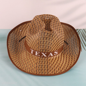 New product summer beach sunhat wide brim <em>straw</em> hat for men