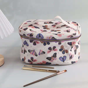 New product portable girls butterfly travel makeup <em>bag</em> <em>cosmetic</em> <em>bag</em>