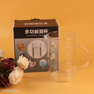 China factory 1L glass measuring cup for kitchen measuring tool