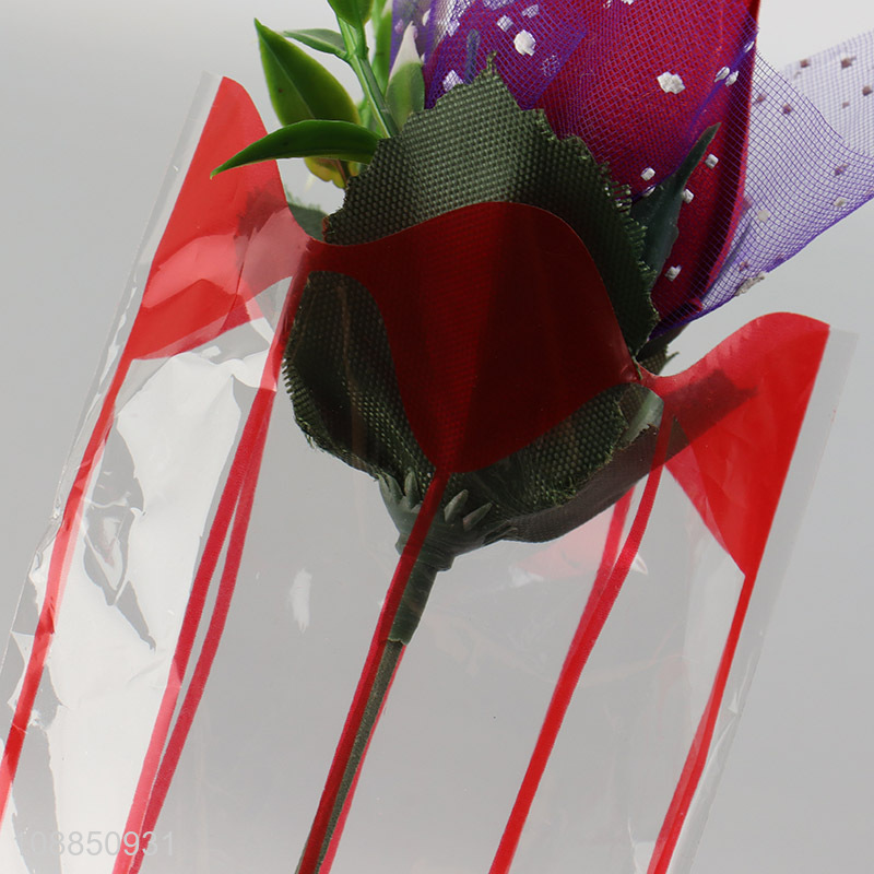 Good quality artificial rose fake flower for home wedding decor