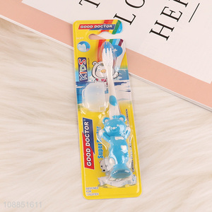 Hot selling cartoon children toothbrush manual kids toothbrush