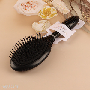 China supplier black massage hair comb with air cushion