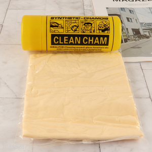 Wholesale quick drying absorbent synthetic chamois <em>towel</em> for car <em>cleaning</em>