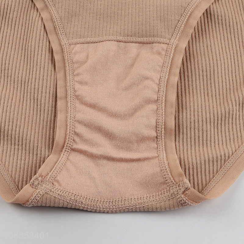Factory supply nylon elastic breathable briefs underwear for women