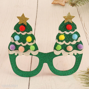 High quality Glitter Christmas Glasses Party Favors for Kids