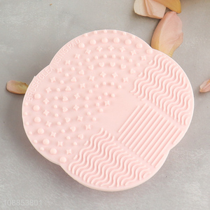 New product silicone <em>makeup</em> <em>brush</em> cleaning mat pad with suction cup