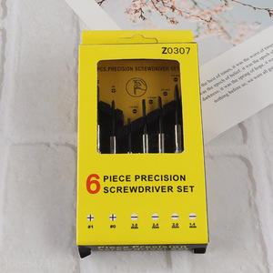 Wholesale 6pcs precision screwdriver set for phone eyeglass watch